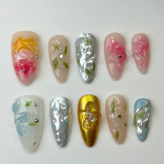 Floral Fantasy - Le Nail NYC -