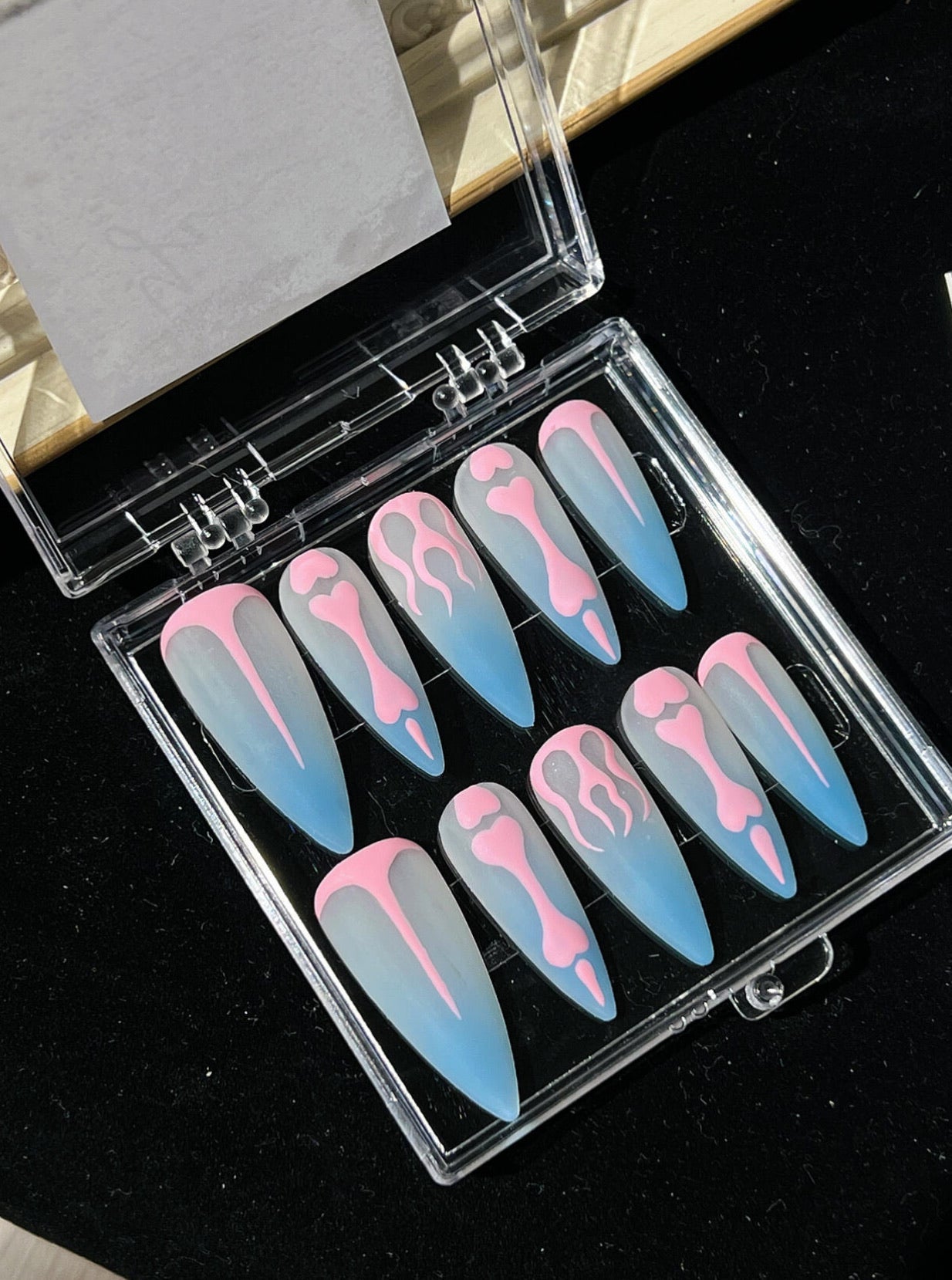 Frosted Flames - Le Nail NYC -
