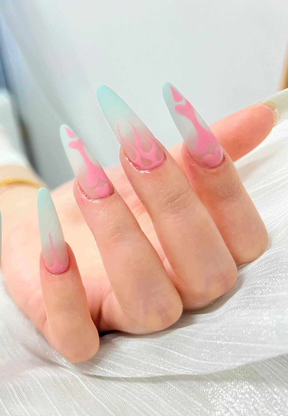 Frosted Flames - Le Nail NYC -