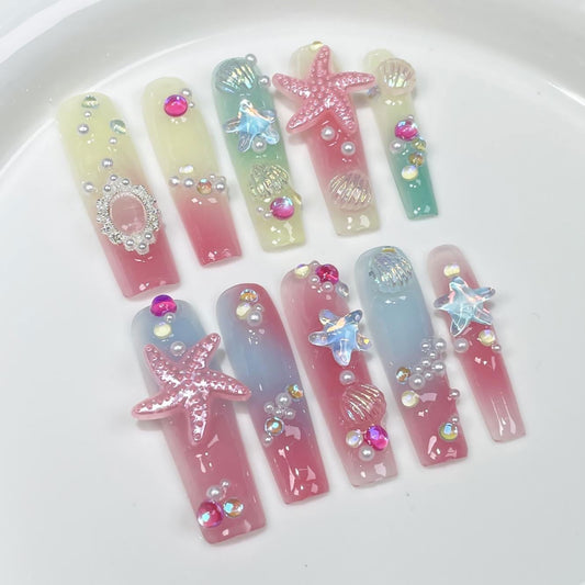 Mermaid Fantasy - Le Nail NYC -