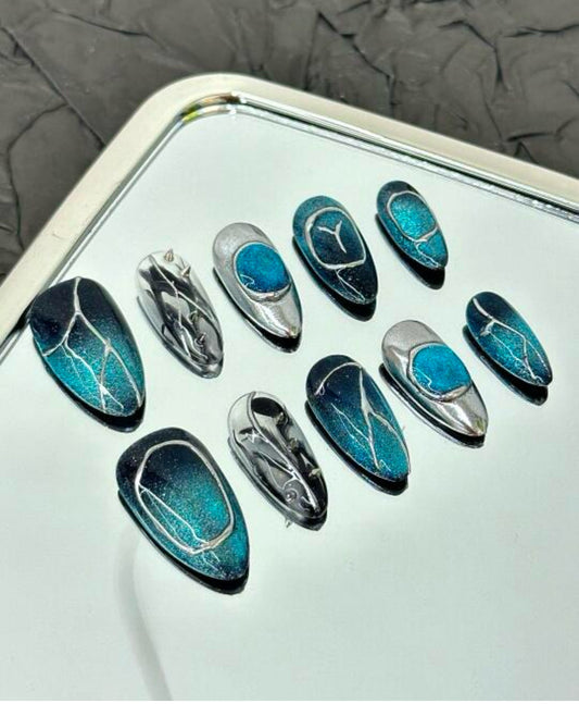 Midnight Chrome - Le Nail NYC -