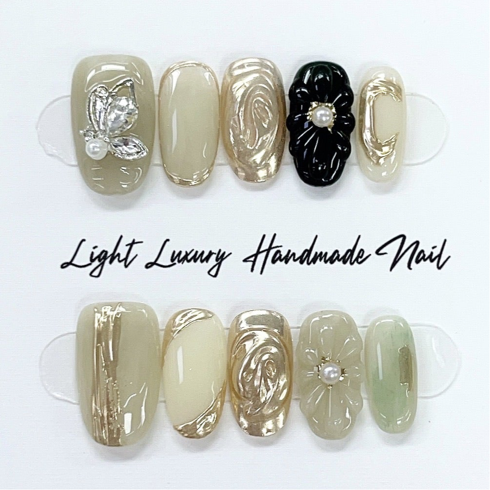 Mocha Swirls - Le Nail NYC -