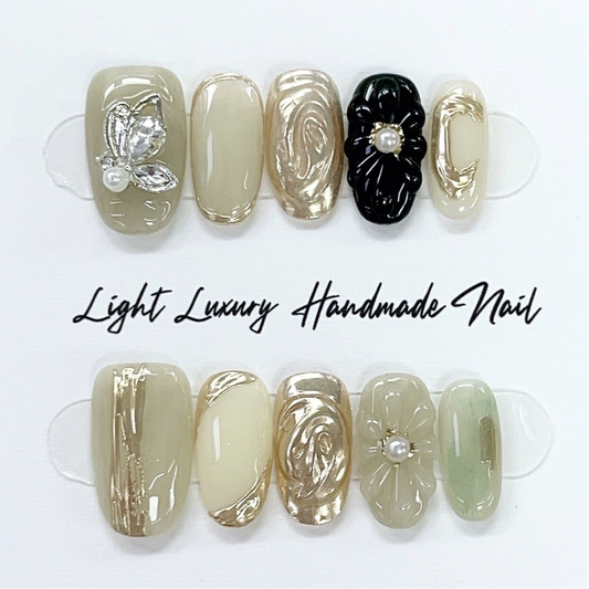 Mocha Swirls - Le Nail NYC -
