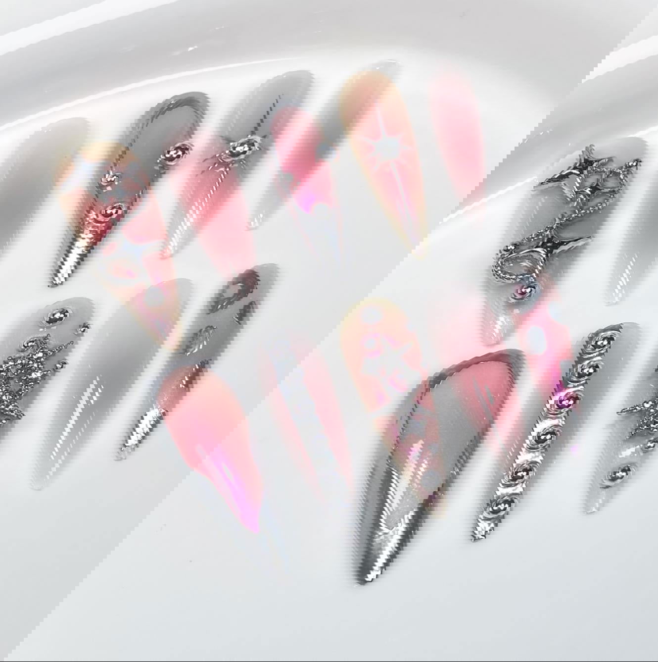 Pink Glam - Le Nail NYC -