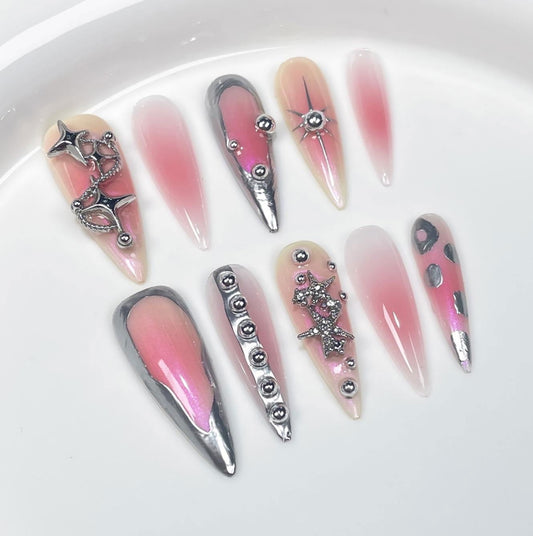 Pink Glam - Le Nail NYC -