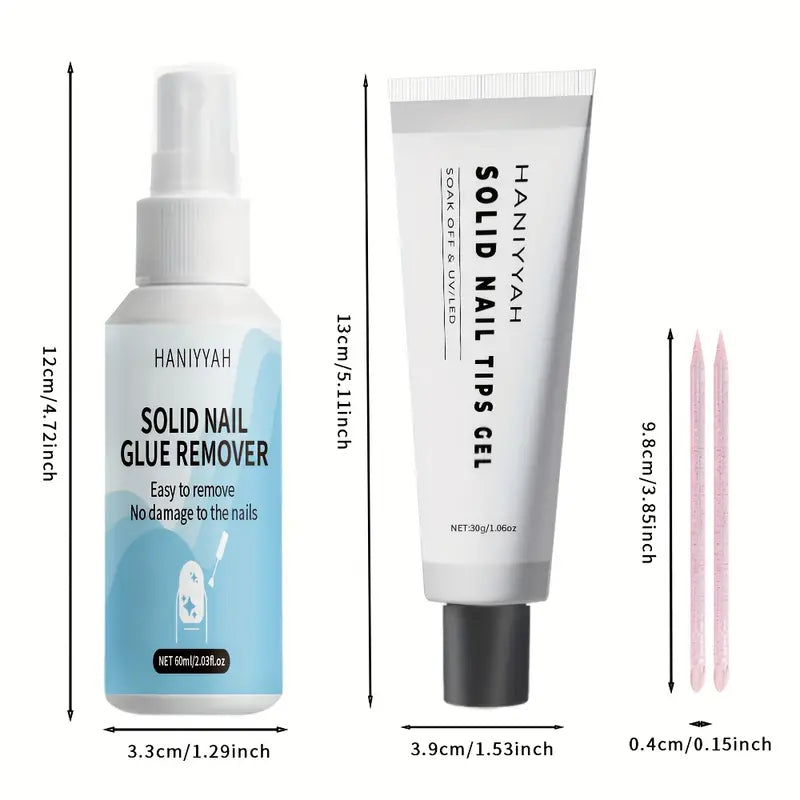 Solid UV Gel Glue Kit - Le Nail NYC -
