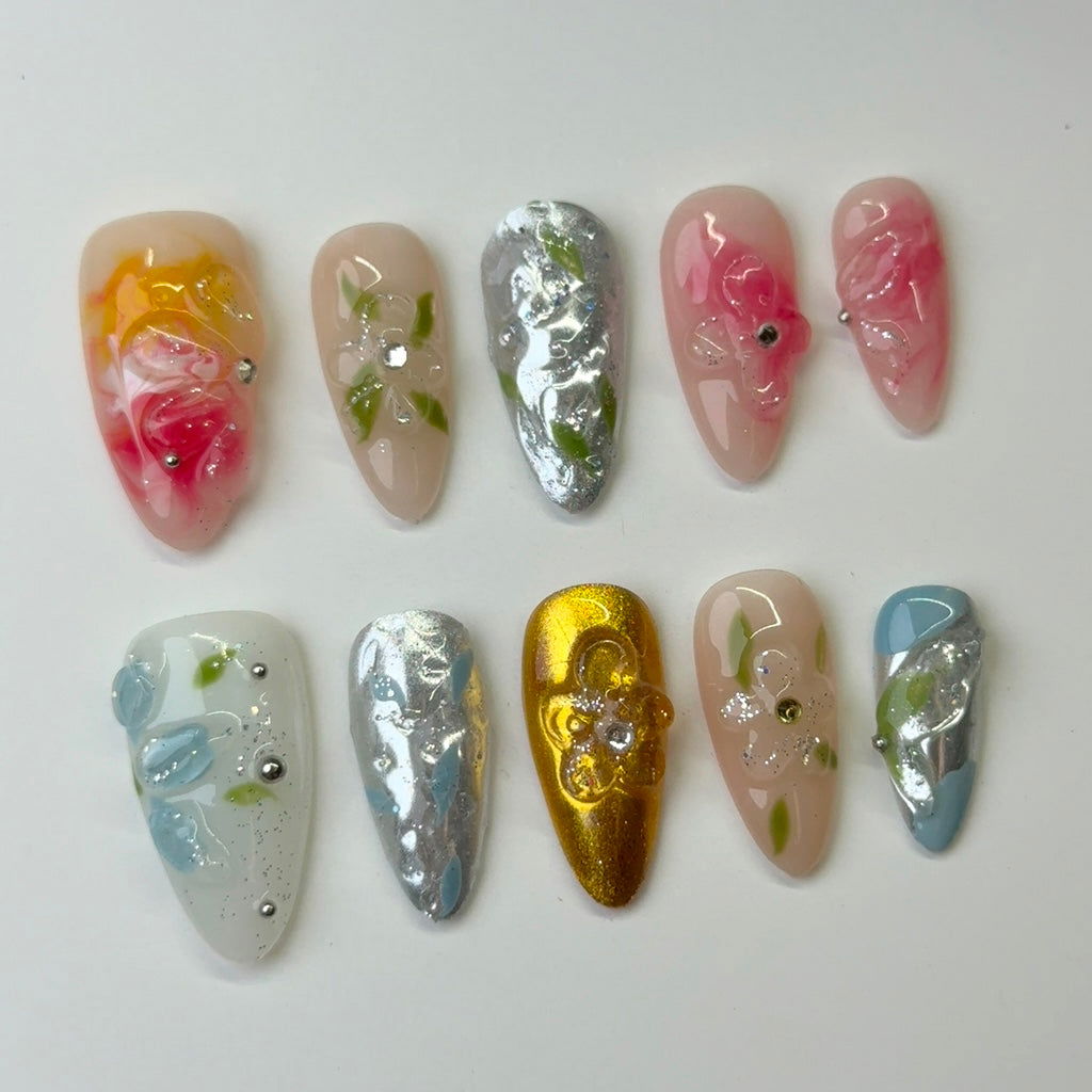 Floral Fantasy - Le Nail NYC - 