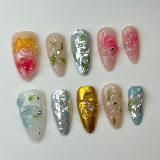 Floral Fantasy - Le Nail NYC - 