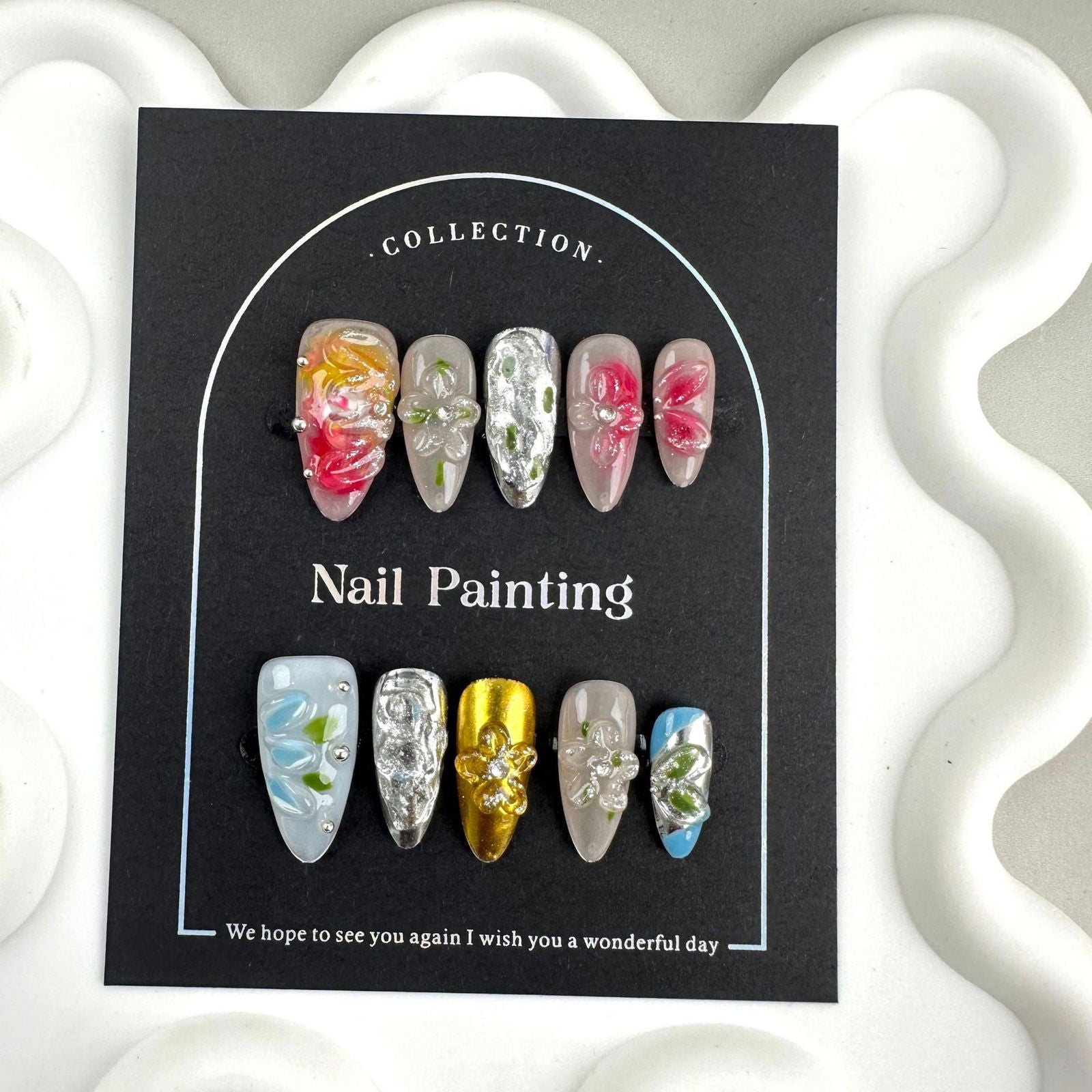 Floral Fantasy - Le Nail NYC - 