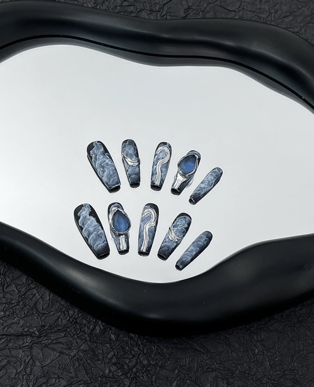 Midnight Marble - Le Nail NYC - 
