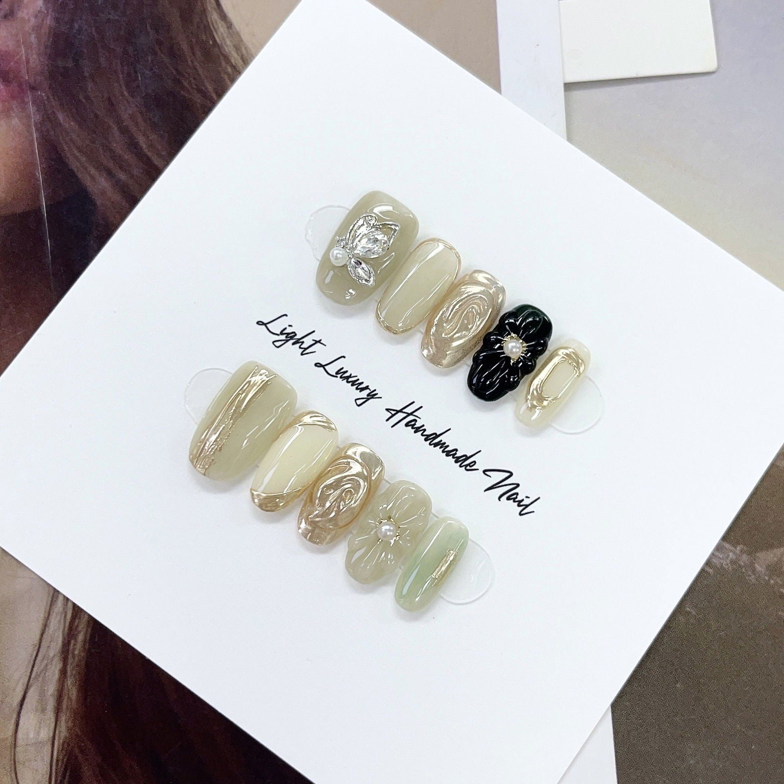 Mocha Swirls - Le Nail NYC - 
