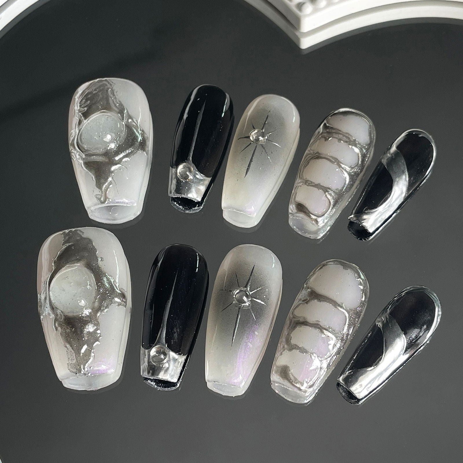 Mystic Monochrome - Le Nail NYC - 