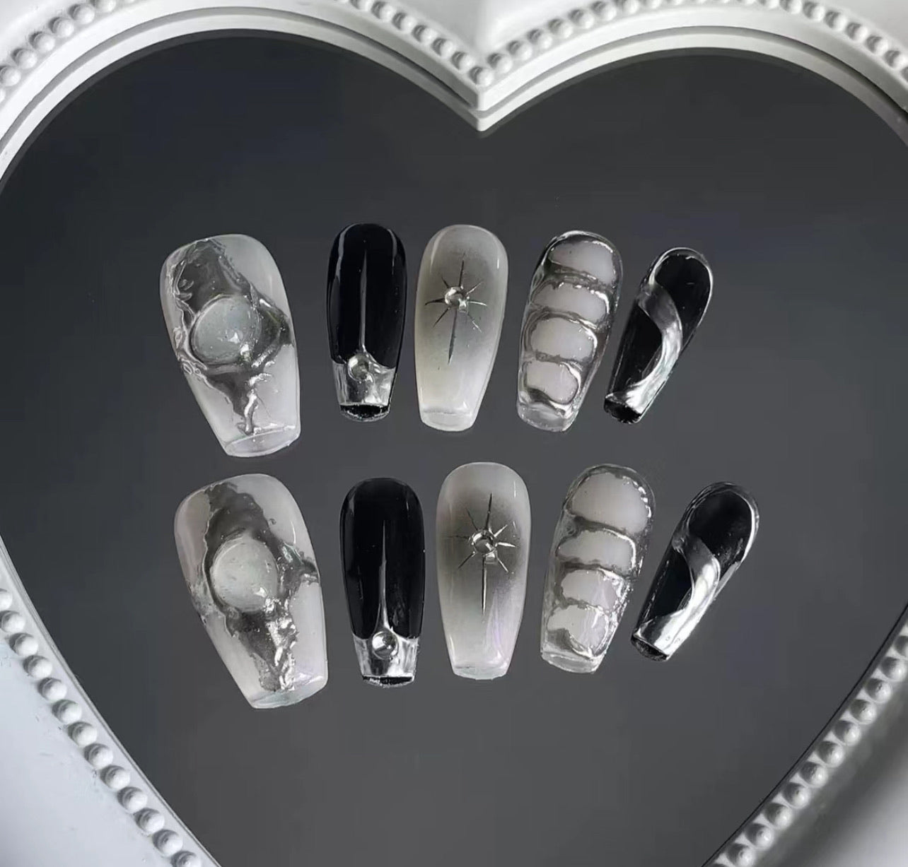 Mystic Monochrome - Le Nail NYC - 