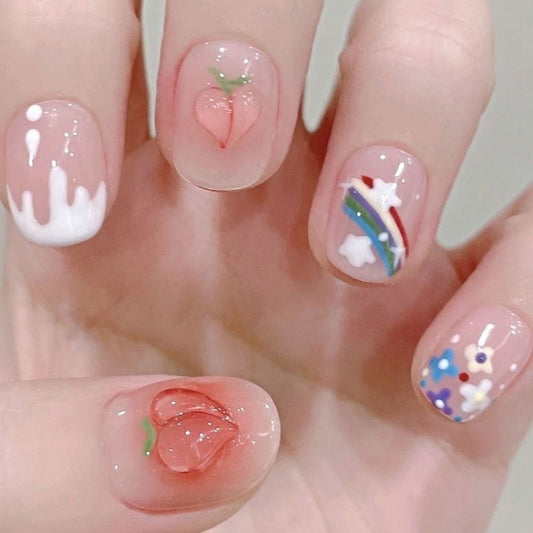 Peach Bling - Le Nail NYC - 