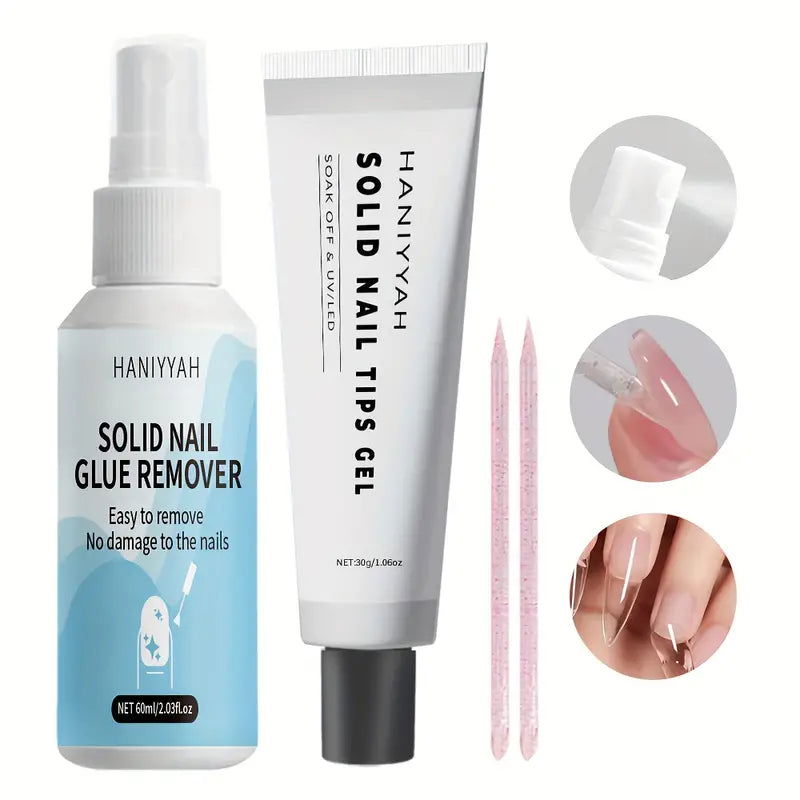 Solid UV Gel Glue Kit - Le Nail NYC - 