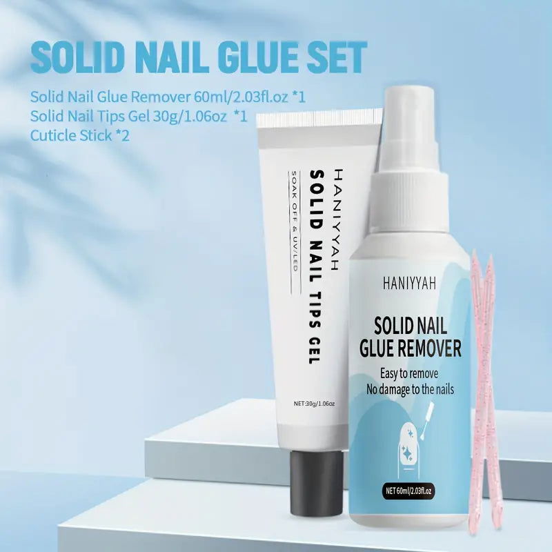 Solid UV Gel Glue Kit - Le Nail NYC - 