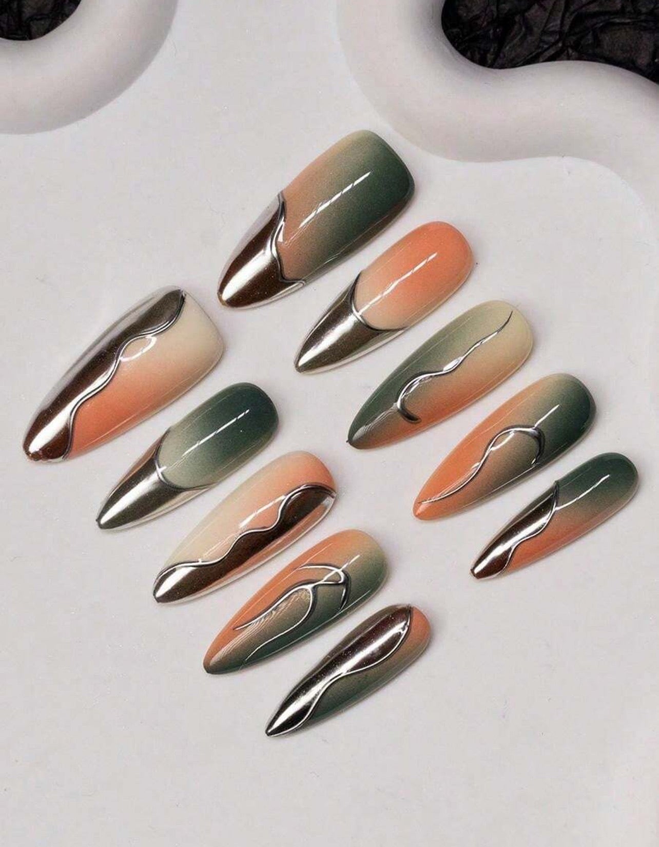 Sunset Waves - Le Nail NYC - 