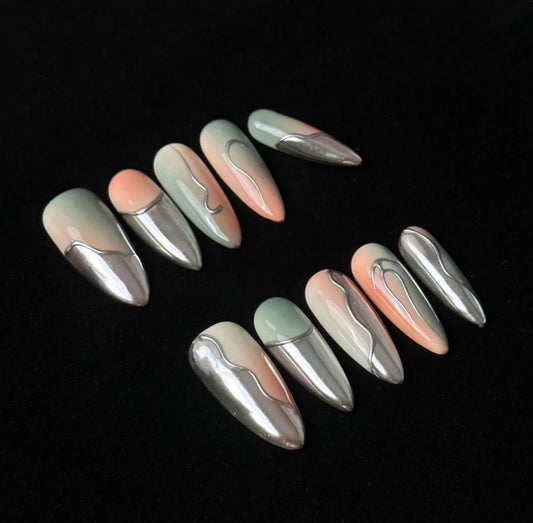 Sunset Waves - Le Nail NYC - 